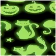 naklejki fluorescencyjne halloween zielone widmann