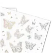 naklejki foliowe zlote motyle scrapbooking dekoracje kreatywne 82 szt