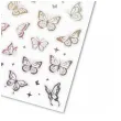 naklejki foliowe zlote motyle scrapbooking dekoracje kreatywne 82 szt