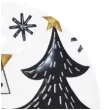 naklejki glamour 3d renifer i choinki czarno zlote arpex arkusz