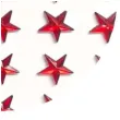 naklejki gwiazdki czerwone aliga 9x11 cm