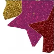 naklejki gwiazdki duze piankowe z brokatem brewis 6 szt