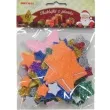 naklejki gwiazdki mix piankowe z brokatem brewis 60 szt