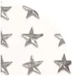 naklejki gwiazdki srebrne aliga 9x11 cm 30 szt