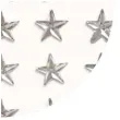 naklejki gwiazdki srebrne aliga 9x11 cm 30 szt