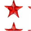 naklejki gwiazdy 3d czerwone aliga 8 szt
