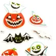 naklejki halloween duchy i dynie metalizowane arpex