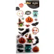 naklejki halloween kolorowe duchy i dynie mix arpex