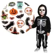 naklejki halloween kolorowe duchy i dynie mix arpex