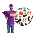 naklejki halloween kolorowe duchy i dynie mix arpex