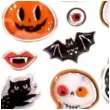 naklejki halloween kolorowe duchy i dynie mix arpex