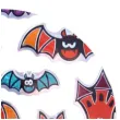 naklejki halloween nietoperze i koty metalizowane arpex