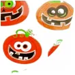 naklejki halloween wesole dynie metalizowane arpex