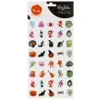 naklejki halloweenowe dynie wiedzmy i zombie papierowe arpex