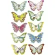 naklejki kolorowe motyle titanum 10 szt