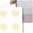 naklejki komunia swieta ihs hostia zloto bialy partycollection 18 szt
