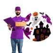 naklejki metaliczne halloween duchy na zamku mix carnival toys