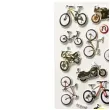 naklejki motocykle i rowery foliowe mix titanum ok 3 5 cm 36 szt