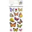 naklejki motyle wielobarwne mix titanum 14 szt
