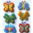 naklejki motylki 3d foliowe mix titanum ok 3 5 cm 6 szt