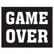 naklejki na buty game over 2 szt