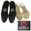 naklejki na buty i love wodka 2 szt