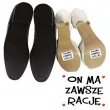 naklejki na buty on ma zawsze racje 2 szt