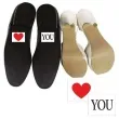 naklejki na buty serduszko i you 2 szt