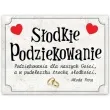 naklejki na ciasto slodkie podziekowanie slubne 25 szt