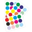 naklejki na dzien kropki kolorowe kolka 4 cm a5 12 szt
