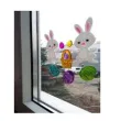 naklejki na okno kroliczki i kurczaczki zelowe aliga