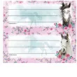naklejki na zeszyt i love horses konie rozowe starpak 8 szt