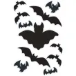 naklejki party nietoperze mix czarne a4 11 szt