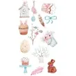 naklejki pastelowa wielkanoc titanum 13 szt