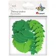 naklejki piankowe liscie paproci grabu i gladkie zielony titanum 20 szt