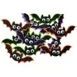 naklejki piankowe nietoperze halloween kolorowe arpex 12 szt