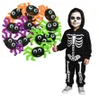 naklejki piankowe pajaki halloween kolorowe arpex 12 szt
