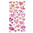 naklejki piankowe serca milosny szal mix brewis 42 szt
