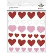 naklejki piankowe serca mix titanum 30 szt