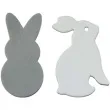 naklejki piankowe wielkanocne szare kroliki titanum 24 szt