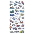 naklejki pojazdy rozne wypukle mix titanum 34 szt