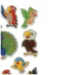 naklejki ptaki i ptaszki mix titanum 18 szt