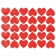 naklejki serca czerwony partypal 30 szt