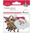 naklejki swiety mikolaj i renifery piankowe titanum 12 szt