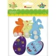 naklejki wielkanoc kolorowe zajaczki i pisanki titanum 12 szt