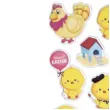 naklejki wielkanoc kurczaczki happy easter titanum 19 szt