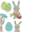 naklejki wielkanoc uroczy zajaczek titanum 17 szt