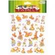 naklejki wielkanocne zajaczki mix aliga 26 szt
