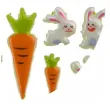 naklejki wypukle kroliki i marchewki aprex