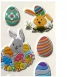 naklejki wypukle wielkanocna mieszanka titanum 20 szt
